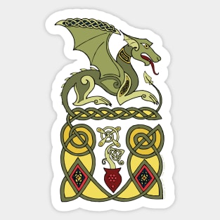 Celtic Dragon Sticker